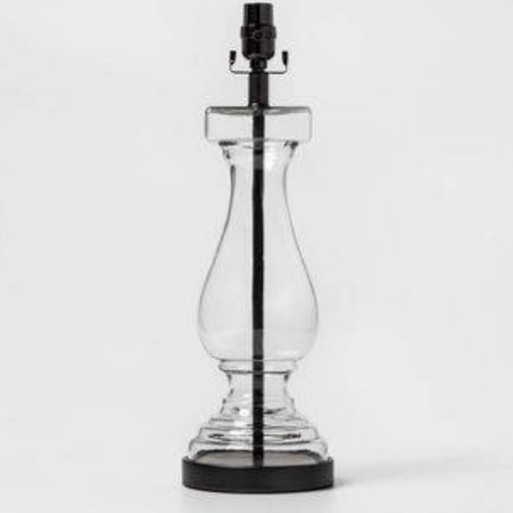 Threshold Accents Threshold Large Clear Glass Lamp Base Nwt Poshmark
